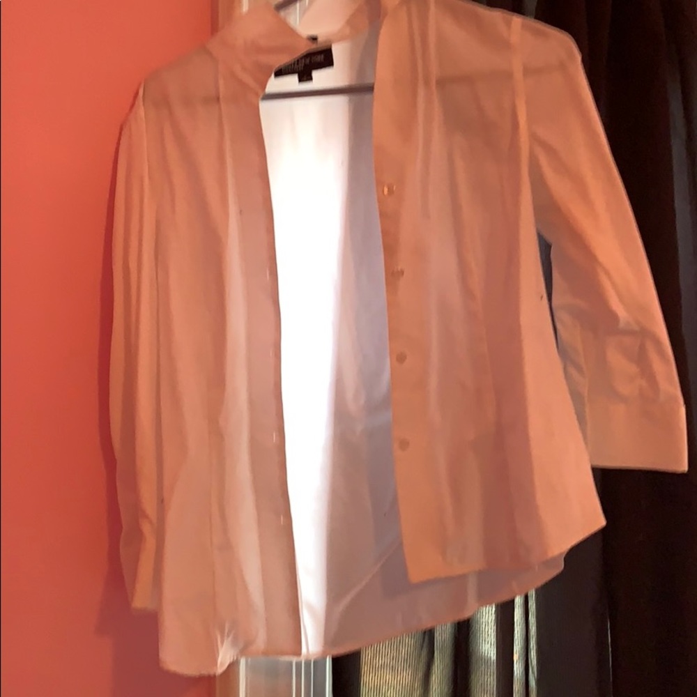 White buttoned shirt